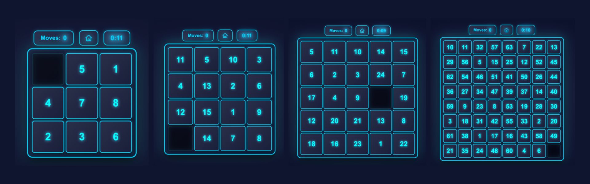 🔷 Blue Grid Banner