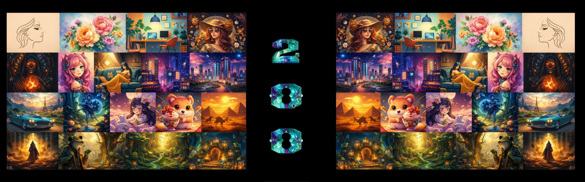 AI Image Generation Guide: 200 Premium Illustration Prompts Banner