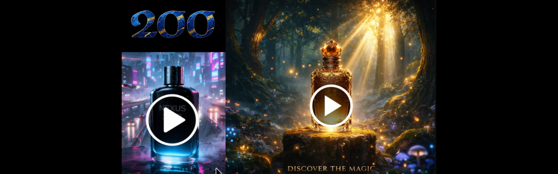 200 AI Ad Video/Image Prompt Library Banner