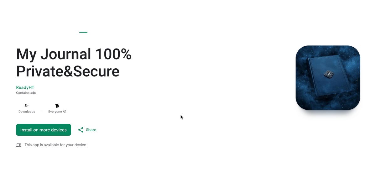 📔 My Journal 📔 100% Private