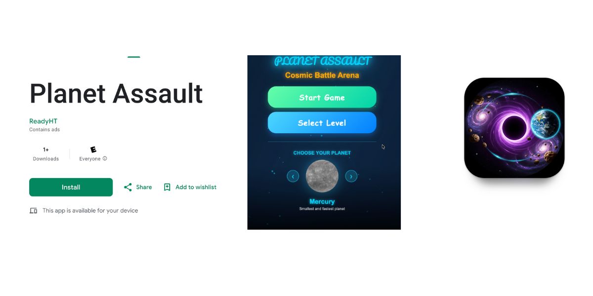 🌌 Planet Assault 🌌