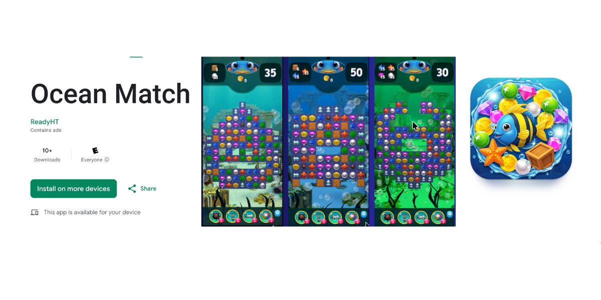 🌊 Ocean Match 🌊