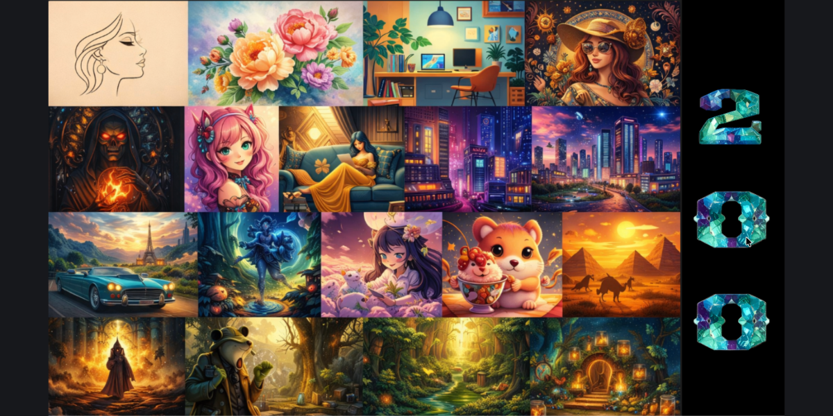 AI Image Generation Guide: 200 Premium Illustration Prompts